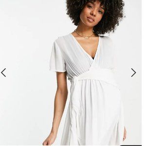 NWOT ASOS DESIGN sheer maternity beach coverup
